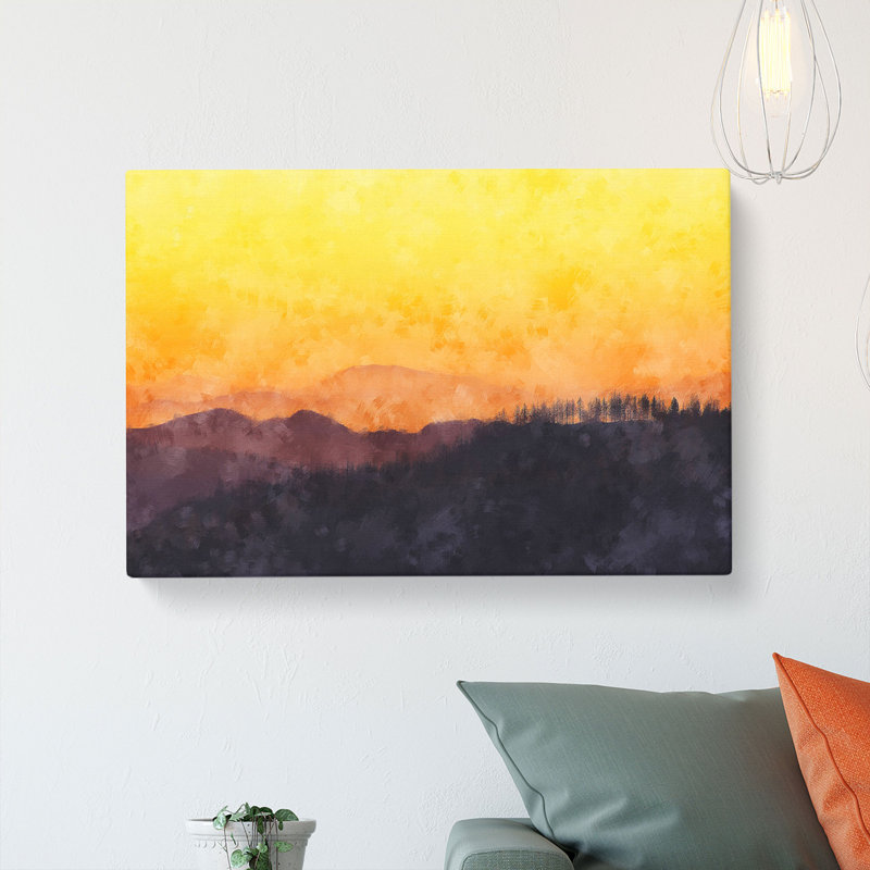Sunset View - Wrapped Canvas, 40cm H x 60cm W x 3cm D