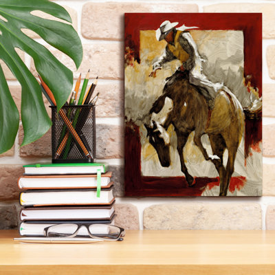 «Syverson Countdown In Red On Canvas» par J.E. Knauf, reproduction
