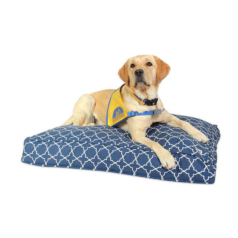 Taie D'oreiller Pour Chien Title Track, Marine, Moyen (36" L x 27" P)