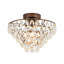 Teardrop Crystal Semi Flush Mount 