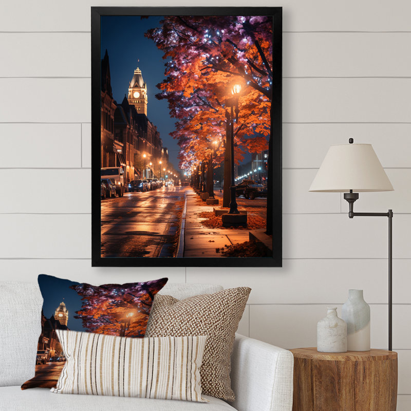 «Boston Beautiful Cityscape Spot I», reproduction sur toile, Cadre photo noir, H 44 po x l 34 po x P 1,5 po