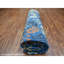 Tapis oriental bleu en laine noué à la main 9 pi 5 po x 12 pi Ersari 61CDE5B58B1B4048B323EF08C9E5399A