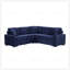 82.6inch L-Shape Sofa Bed with Pull-out Sleeper, Wheels, USB Ports, and Power Sockets for Living Room-118132897