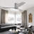 52 Inch Low Profile Ceiling Fan Dc 3 Carved Wood Fan Blade Noiseless Reversible Motor Remote Control Without Light-325862658-325862663