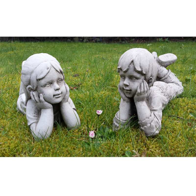Hendrick Weather Resistant Stone Garden Statue