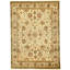 Hand Knotted Wool Oriental Area Rug in Cream