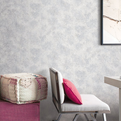 Robbin 10m x 53cm Textured Metallic Finish Wallpaper Roll