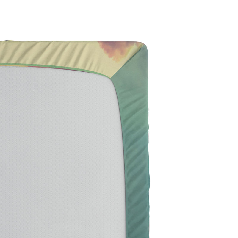 Drap-housse en microfibre Clouds, Drap-housse simple TG
