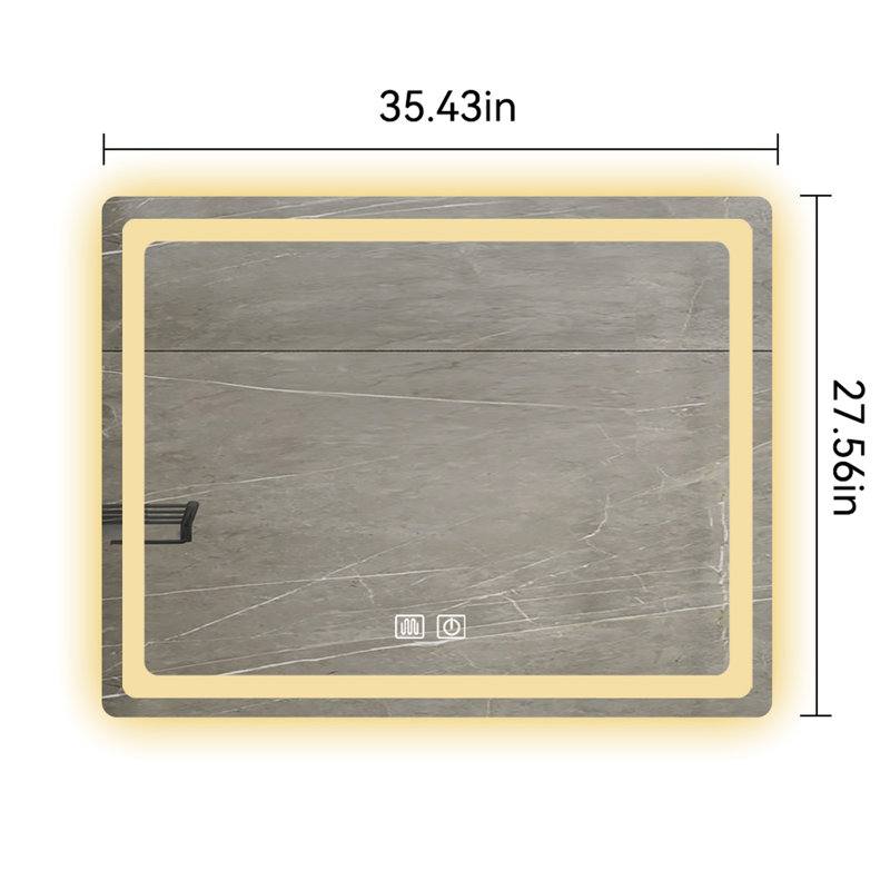 Miroir de salle de bain 9,24 Lb