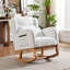 Chaise berçante moderne avec accoudoirs 27,2 po-177381718