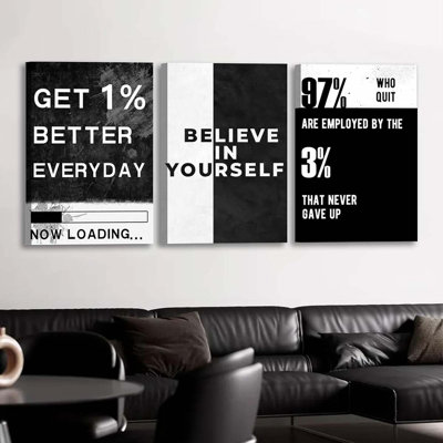 3 Piece Wrapped Canvas Print
