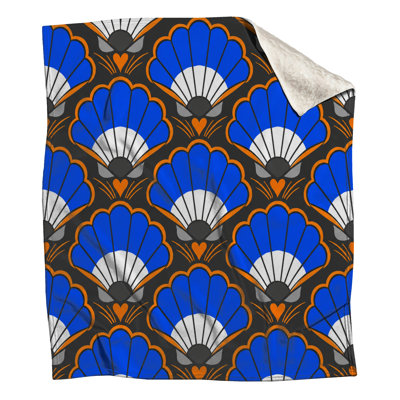 Couvertures bleues et orange