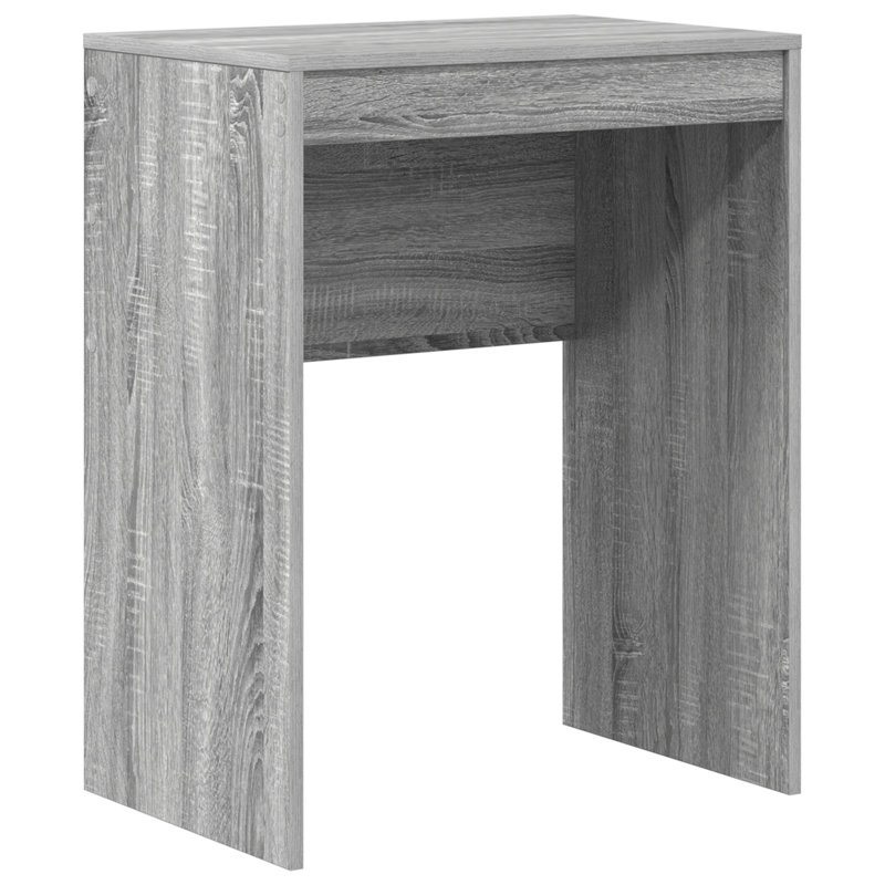 Writing Desk Particle Board 76 Cm, 76cm H x 60cm W x 40cm D, Grey Sonoma