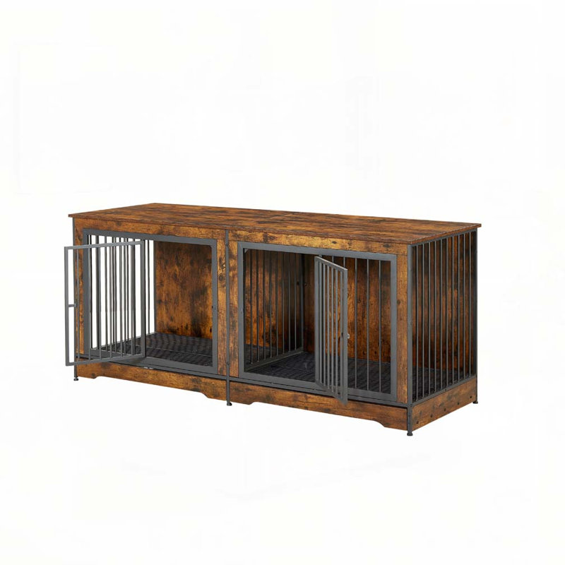 Meuble télé avec cage pour chien