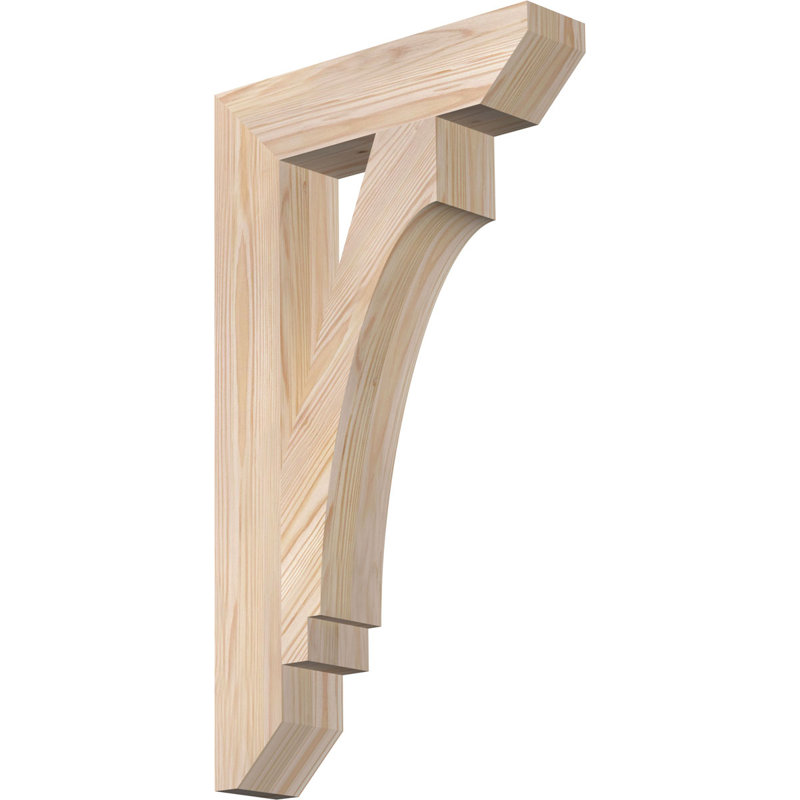 BKTIMP06 Support en bois rustique à lattes impériales, Douglas (lisse), H 28 po x l 3,5 po x P 16 po