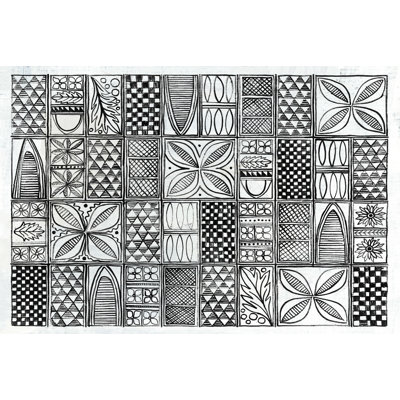 Motifs de l'Amazone II BW
