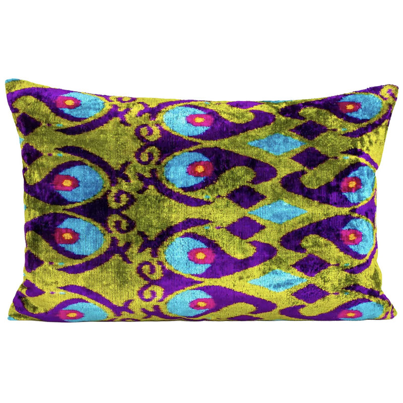 Velvet Lumbar Pillow Cover & Insert