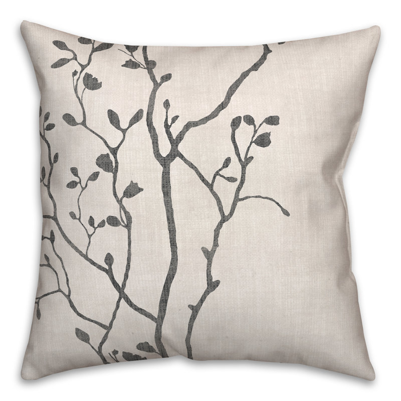 Floral Throw Pillow