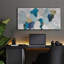  «Koi Fish Pond 6» par Coco Good, art mural en verre acrylique, 48 po x 24 po