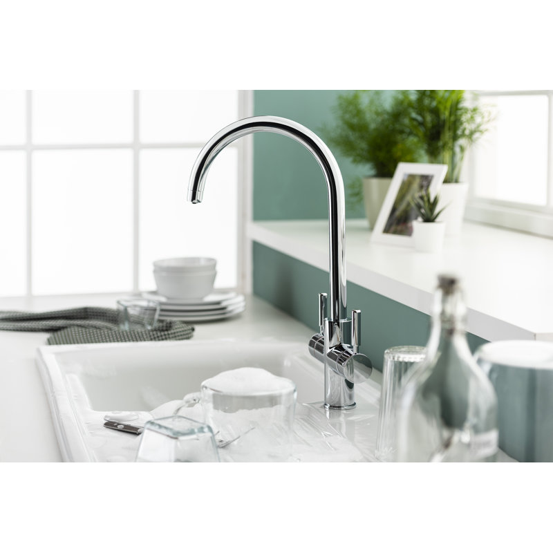 Abode Hotek 3-in-1 Steaming Hot Water Tap, Chrome