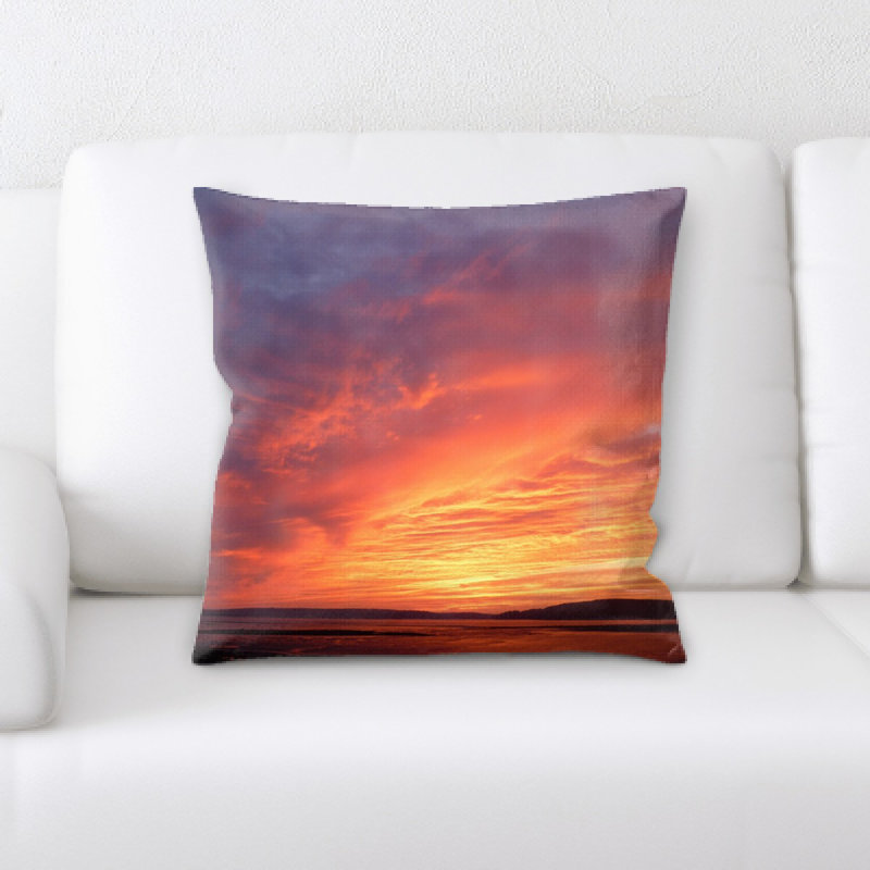 Coussin décoratif paysage