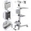 PC Station de travail pour chariot d'ordinateur avec 2 barrettes d'alimentation-1443715031