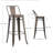Dhanvin Counter Stool with Metal Frame