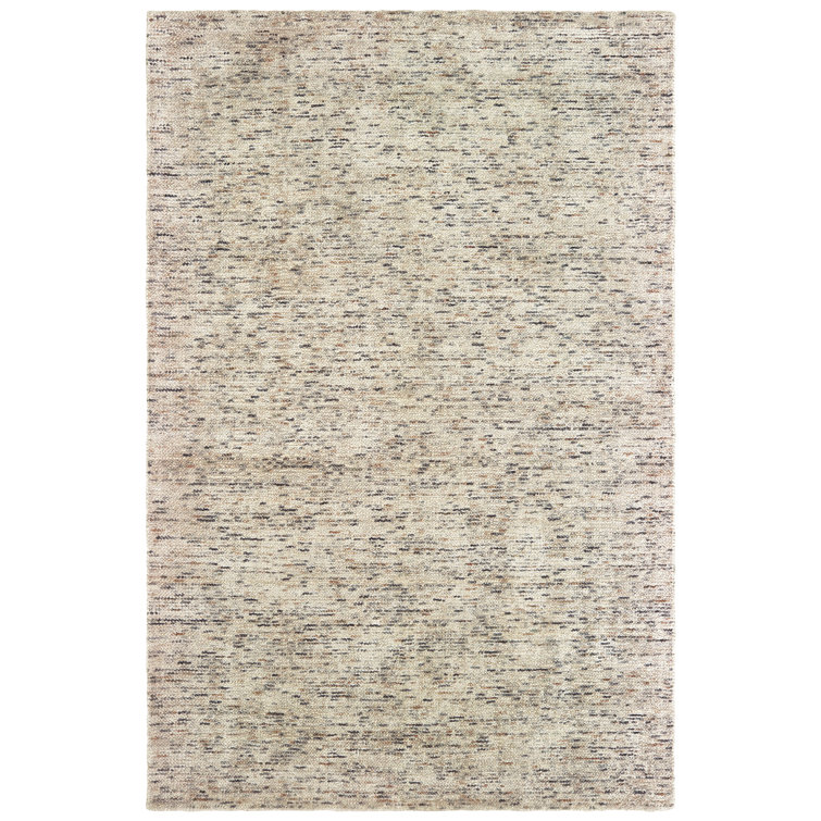 Legends Handmade Tufted Wool Ivory/Sand Area Rug