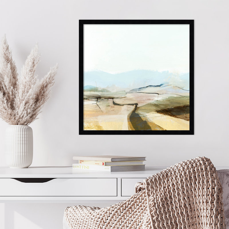 Exton Countryview, impression encadrée sur papier par Dan Hobday, Noir, H 21 po x l 21 po