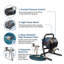 Pistolet à peinture électrique sans air à haute efficacité 2900PSI 700W - Pistolet portatif à main - 4 modes et contrôle continu - 0,39 gallon par minute, pulvérisation minimale pour le bricolage intérieur / extérieur - Version américaine DP-X10 2025 Nouveau modèle