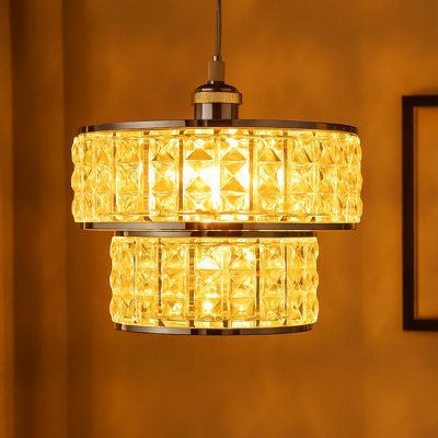 Innoteck 17cm H Plastic Pendant Shade ( Uno ) in Clear