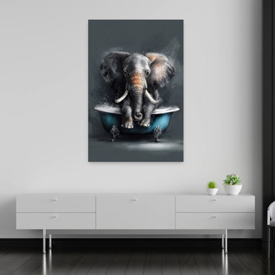 Art contemporain contemporain, éléphant