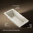 Archer Drop-in Bath with Bask Heated Surface and Reversible Drain-14674500