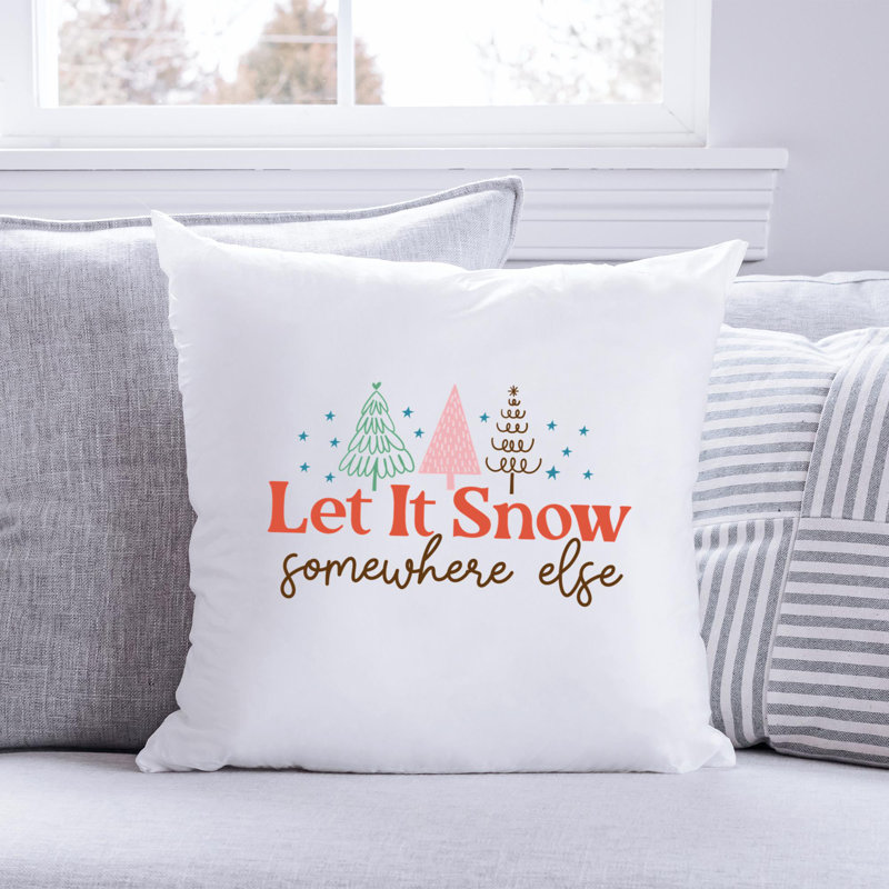 Coussin en polyester ChristmasFunny-09, 20 po x 20 po