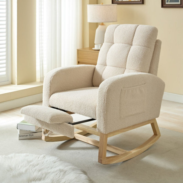 Beige Rocking Chairs You'll Love | Wayfair