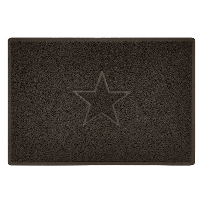 Star Non-Slip No Pattern Doormat