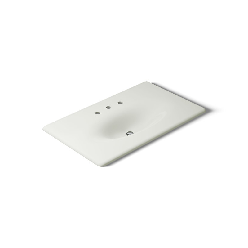 Plateau de meuble-lavabo 38 po Iron Impressions, Dune, Centres de 8 po