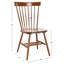 Chaise d'appoint à dossier Windsor en bois massif Matanna-135995111