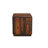 Durango Solid Wood Square Block End Table with Platform Base