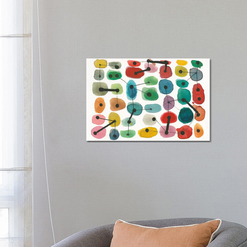 Mid Century II by Cheryl Warrick - Floater Frame Print on Canvas, Floater Framed, 101.6 cm H x 66.04 cm W