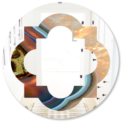 Miroir mural abstrait sans cadre