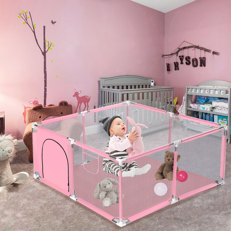 Parc pour bébé, Rose