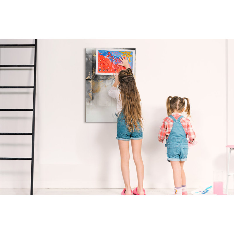 Marble Abstraction Magnetic Wall Mounted Dry Erase Board