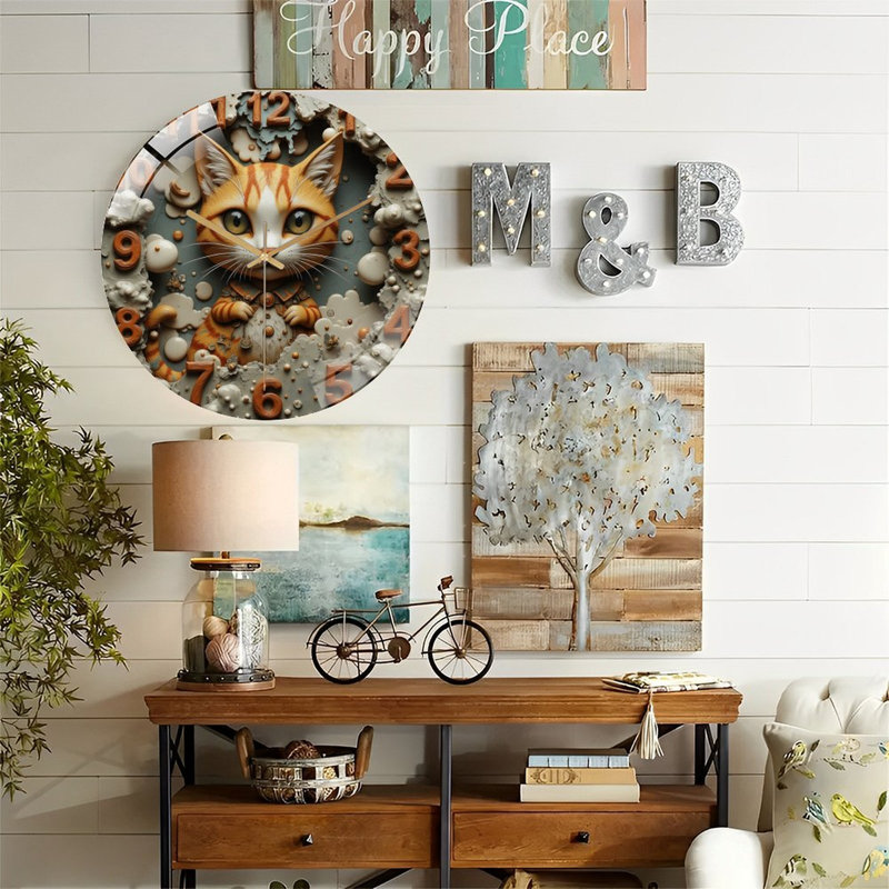 Horloge murale 12 po
