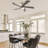 5-Blade Transitional Modern Solid Wood LED Ceiling Fan with Dimmable Light and Remote-1410410418-1410410417