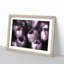The Purple Tulips in Abstract - Picture Frame Painting Print-55763422-55763423