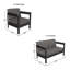 Ensemble de causeuse et de chaise d'extérieur 3 pièces avec coussins Sunbrella-935457048-935779910