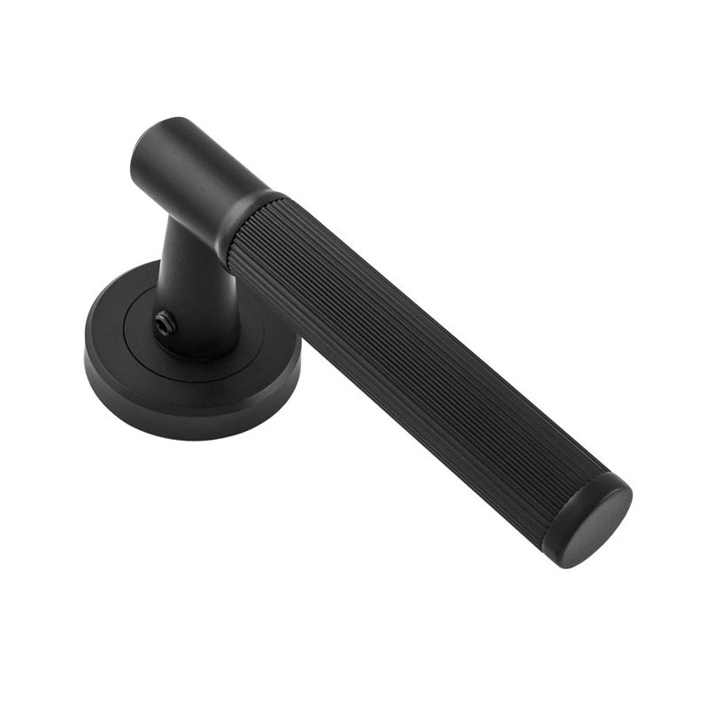 Serozzetta Image Lines (Hall & Closet) Door Handle, Black