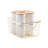 Wire Storage Basket with Handles - Metal Storage Baskets for Shelving - Soft Brass-106489853-106489854