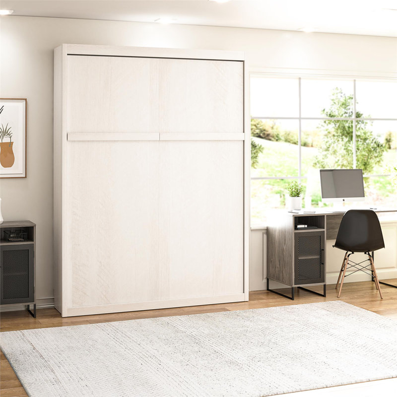 Wexford Murphy Bed, Ivory Oak, Full